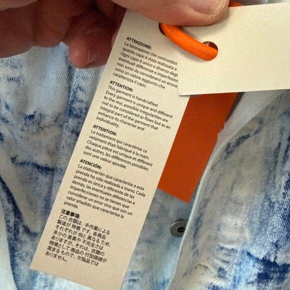 HERON PRESTON: Men's Overdyed Button Up Denim Jacket - S - Picture 8 of 13